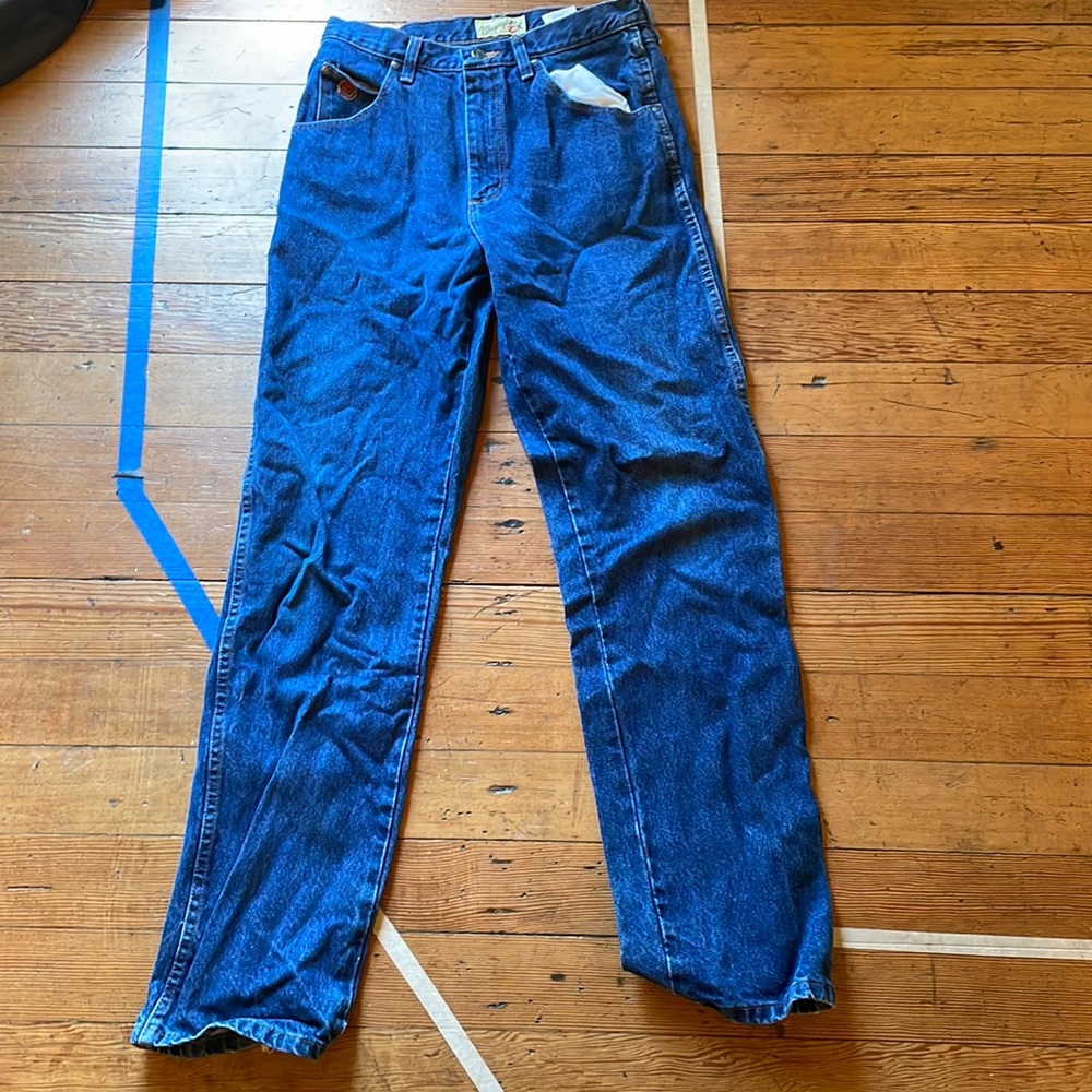 Dark Denim Wrangler Pants